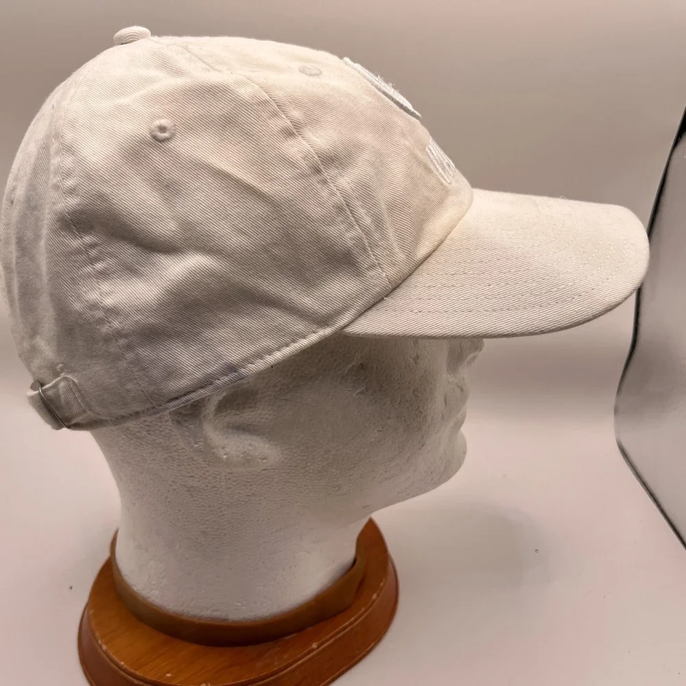 Fanatics NFL Pro Line Green Bay Packers Hat White Tonal Logo Adjustable Cap